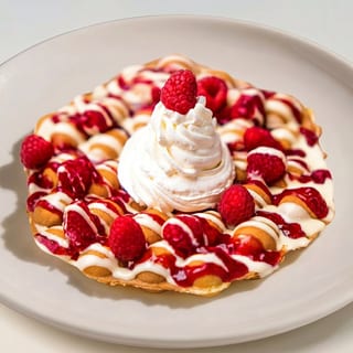 White Chocolate Raspberry Waffle