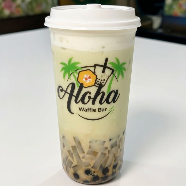 Da Palm Tree Milk Tea.