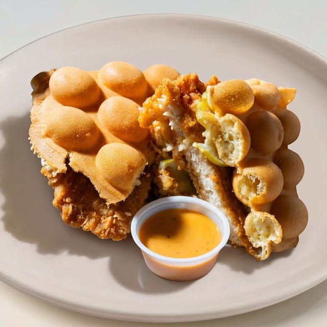 Chicken Sammie Waffle.