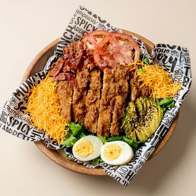 Chick'n Cobb Entrée Salad.