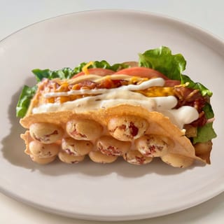 Turkey Bacon Ranch Melt Waffle