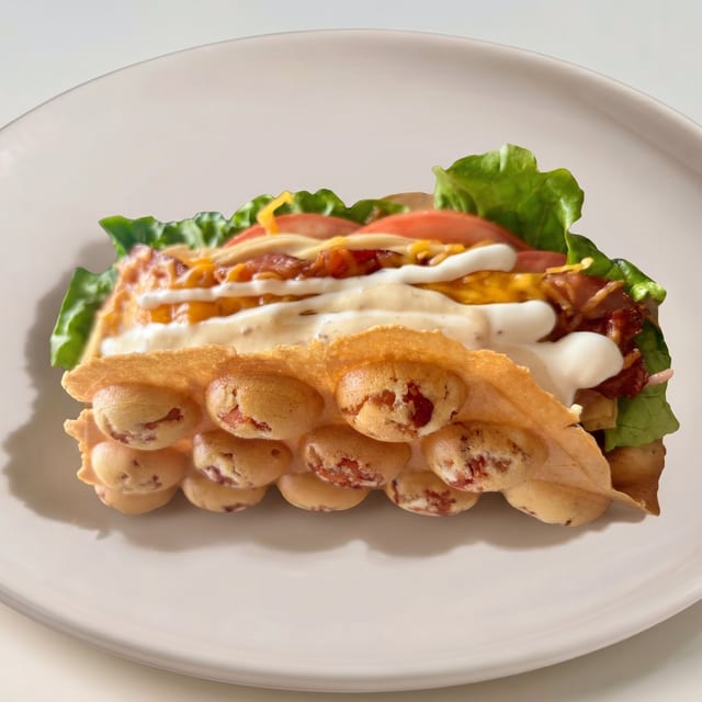 Turkey Bacon Ranch Melt Waffle.