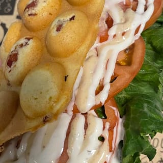 Turkey Bacon Ranch Melt Waffle